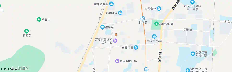 武汉沙羡街江夏报社_公交站地图_武汉公交_妙搜公交查询2025