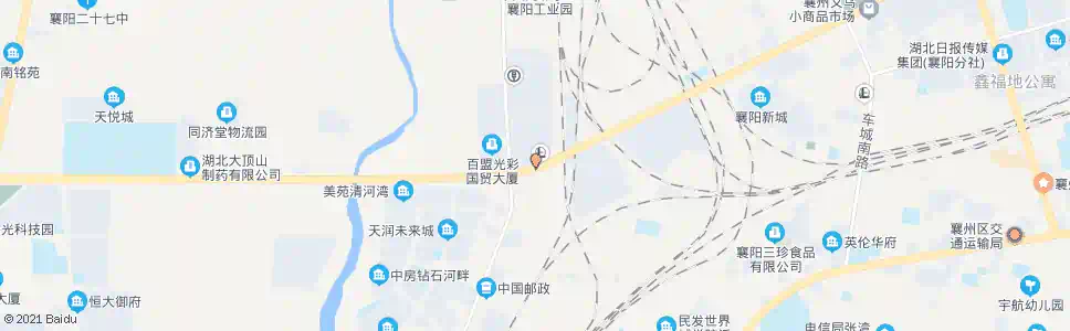 襄阳云湾西站_公交站地图_襄阳公交_妙搜公交查询2025