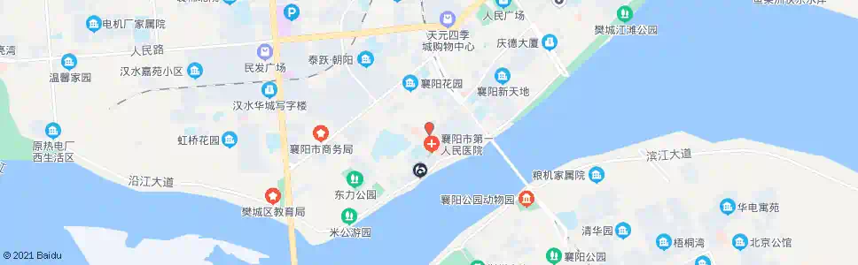 襄阳解放路西市一医院_公交站地图_襄阳公交_妙搜公交查询2025