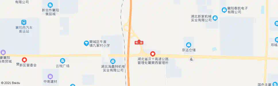 襄阳万山西站_公交站地图_襄阳公交_妙搜公交查询2025