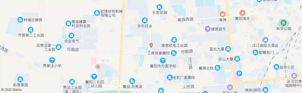 襄阳振华路北_公交站地图_襄阳公交_妙搜公交查询2025
