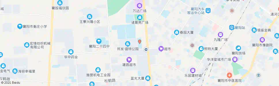 襄阳诸葛亮中学_公交站地图_襄阳公交_妙搜公交查询2025