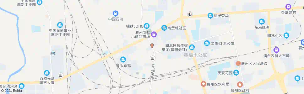 襄阳车城南路_公交站地图_襄阳公交_妙搜公交查询2025