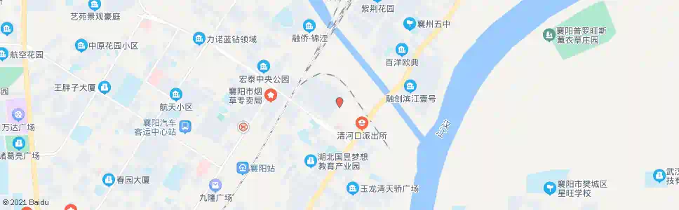襄阳长征东路桥西_公交站地图_襄阳公交_妙搜公交查询2025