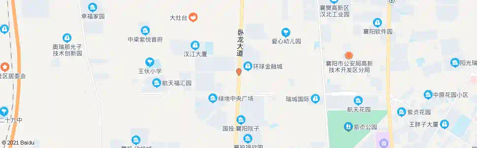 襄阳卧龙大道环球金融城_公交站地图_襄阳公交_妙搜公交查询2025