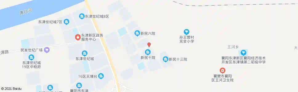 襄阳东津还建房停靠点3_公交站地图_襄阳公交_妙搜公交查询2025