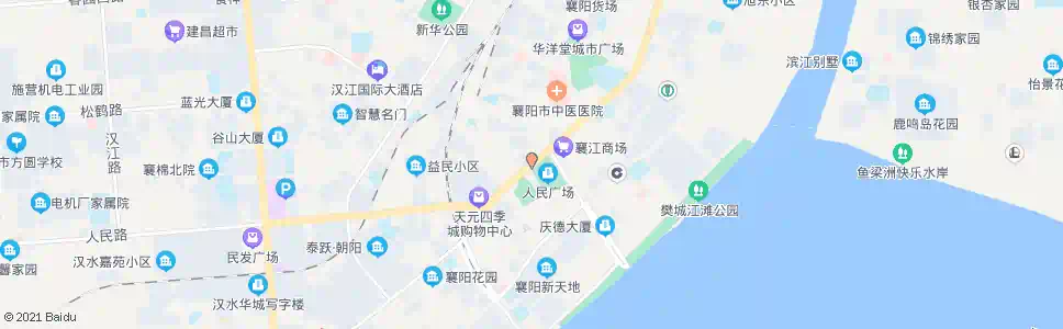 襄阳人民广场_公交站地图_襄阳公交_妙搜公交查询2025