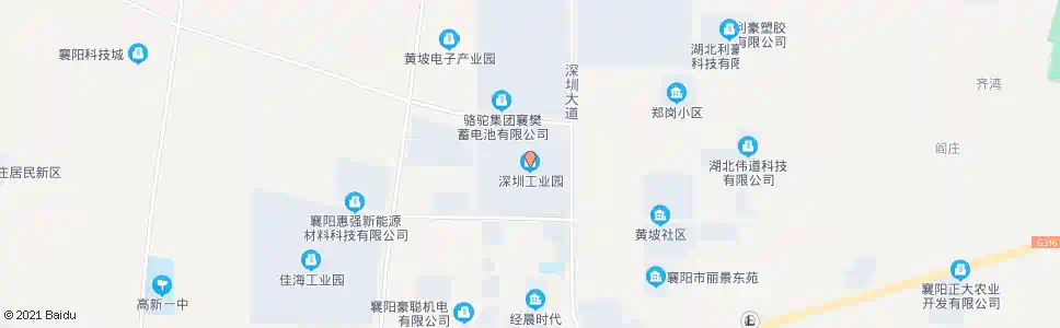 襄阳深圳工业园_公交站地图_襄阳公交_妙搜公交查询2025