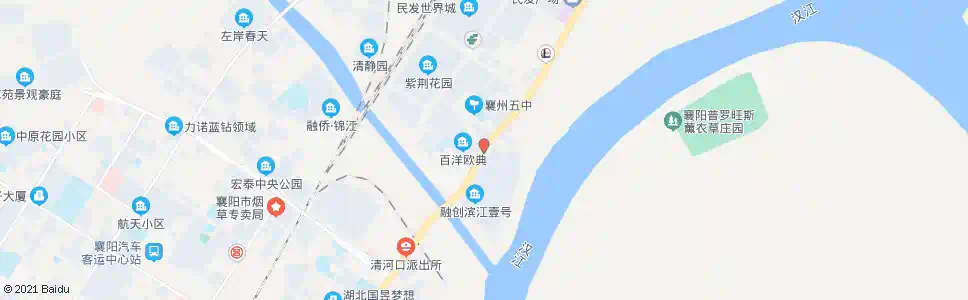 襄阳清河桥东_公交站地图_襄阳公交_妙搜公交查询2025