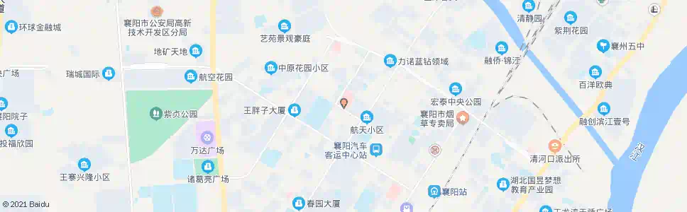 襄阳中青路(五洲医院)_公交站地图_襄阳公交_妙搜公交查询2025