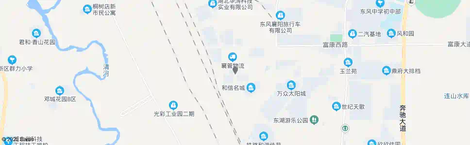 襄阳名城路北_公交站地图_襄阳公交_妙搜公交查询2025