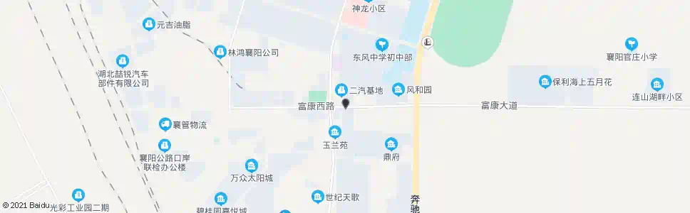 襄阳富康大市场_公交站地图_襄阳公交_妙搜公交查询2025