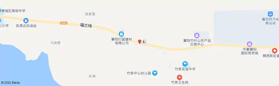 襄阳冯家坝_公交站地图_襄阳公交_妙搜公交查询2025