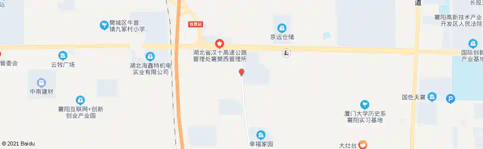 襄阳中航大道北站_公交站地图_襄阳公交_妙搜公交查询2025