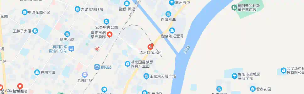 襄阳清河口_公交站地图_襄阳公交_妙搜公交查询2025