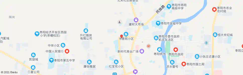襄阳书香院路口书院西街_公交站地图_襄阳公交_妙搜公交查询2025