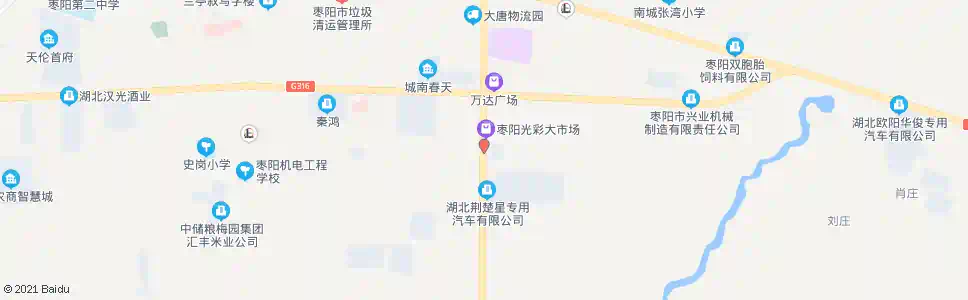 襄阳光彩大市场_公交站地图_襄阳公交_妙搜公交查询2025