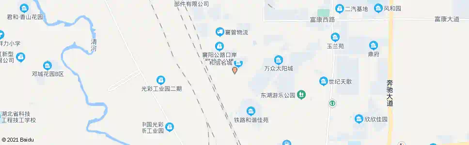 襄阳车城路口_公交站地图_襄阳公交_妙搜公交查询2025