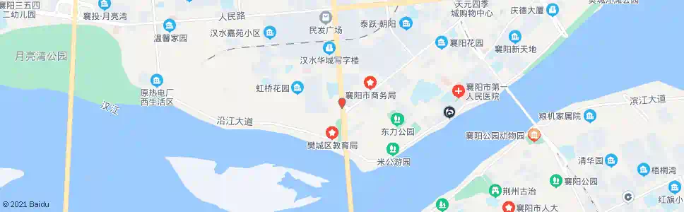 襄阳长虹桥北_公交站地图_襄阳公交_妙搜公交查询2025