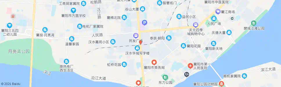 襄阳长虹路人民路口_公交站地图_襄阳公交_妙搜公交查询2025
