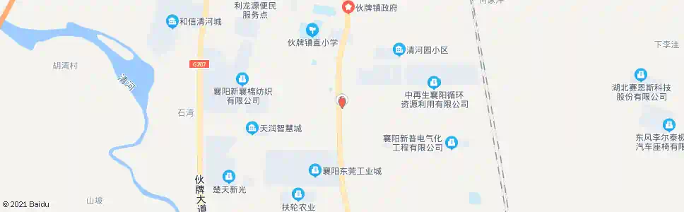 襄阳伙牌法庭_公交站地图_襄阳公交_妙搜公交查询2025