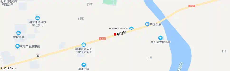 襄阳大吕沟桥_公交站地图_襄阳公交_妙搜公交查询2025