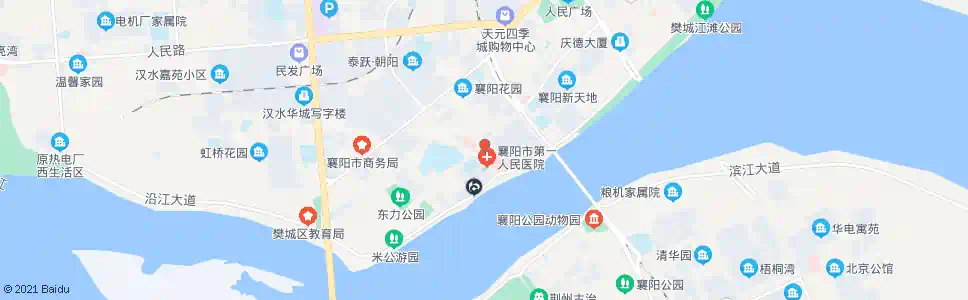 襄阳市一医院_公交站地图_襄阳公交_妙搜公交查询2025
