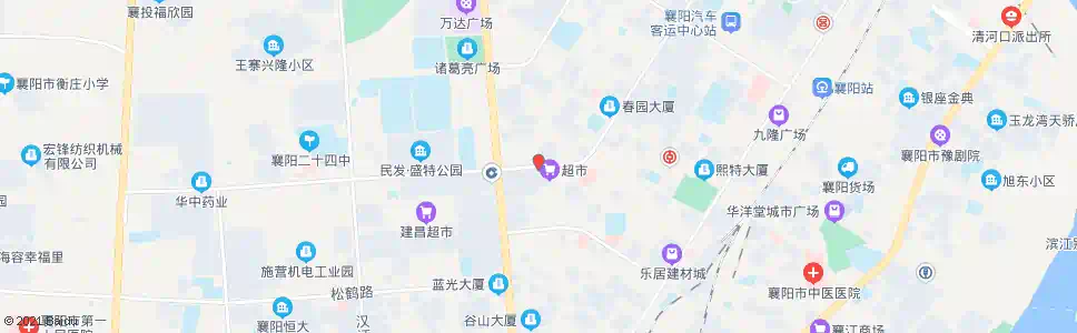 襄阳现代城_公交站地图_襄阳公交_妙搜公交查询2025