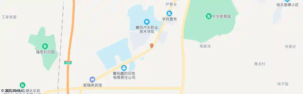 襄阳白云村_公交站地图_襄阳公交_妙搜公交查询2025