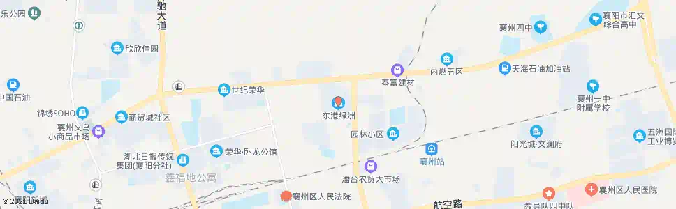 襄阳小张湾(东港绿洲)_公交站地图_襄阳公交_妙搜公交查询2025