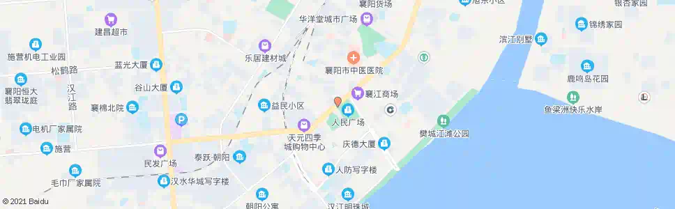 襄阳大庆路中(人民广场)_公交站地图_襄阳公交_妙搜公交查询2025