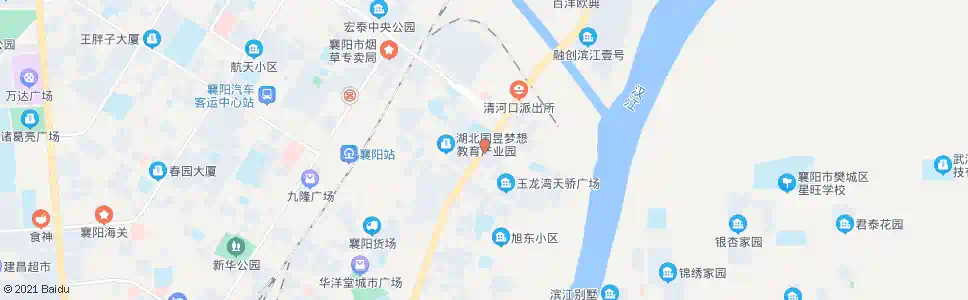 襄阳大庆路第十九中学_公交站地图_襄阳公交_妙搜公交查询2025