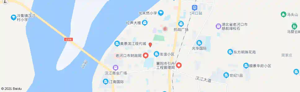 襄阳县府路口_公交站地图_襄阳公交_妙搜公交查询2025