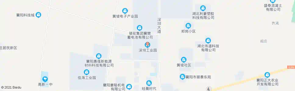 襄阳县工业园_公交站地图_襄阳公交_妙搜公交查询2025
