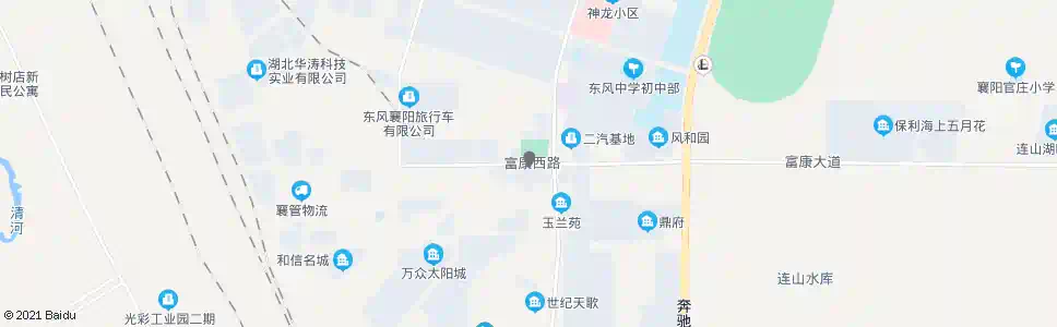 襄阳富康路_公交站地图_襄阳公交_妙搜公交查询2025