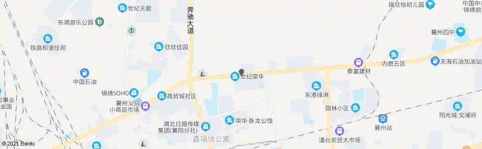 襄阳田湾_公交站地图_襄阳公交_妙搜公交查询2025
