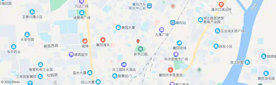 襄阳市三中新华路_公交站地图_襄阳公交_妙搜公交查询2025