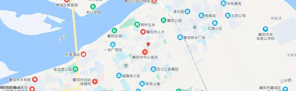 襄阳荆州街中_公交站地图_襄阳公交_妙搜公交查询2025
