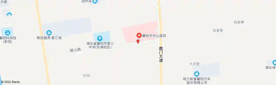 襄阳中心医院东津院区内_公交站地图_襄阳公交_妙搜公交查询2025
