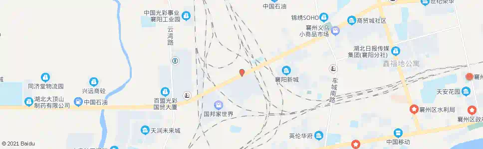 襄阳沿江大道西站_公交站地图_襄阳公交_妙搜公交查询2025