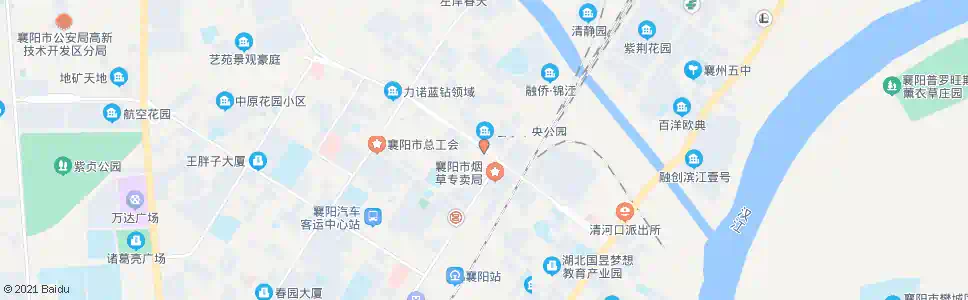 襄阳洪家沟_公交站地图_襄阳公交_妙搜公交查询2025
