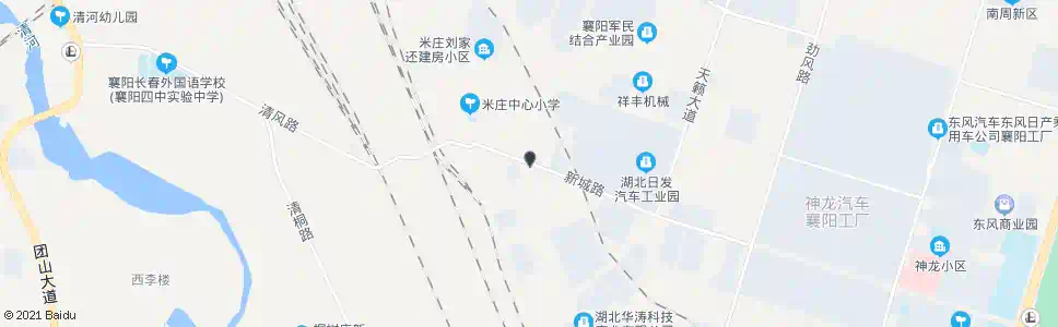 襄阳米庄停靠点_公交站地图_襄阳公交_妙搜公交查询2025