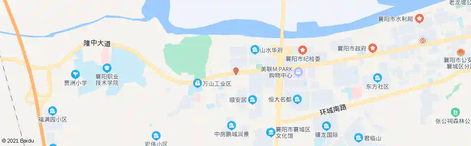 襄阳万山工业区_公交站地图_襄阳公交_妙搜公交查询2025