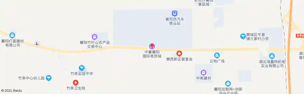 襄阳中豪国际商贸城_公交站地图_襄阳公交_妙搜公交查询2025