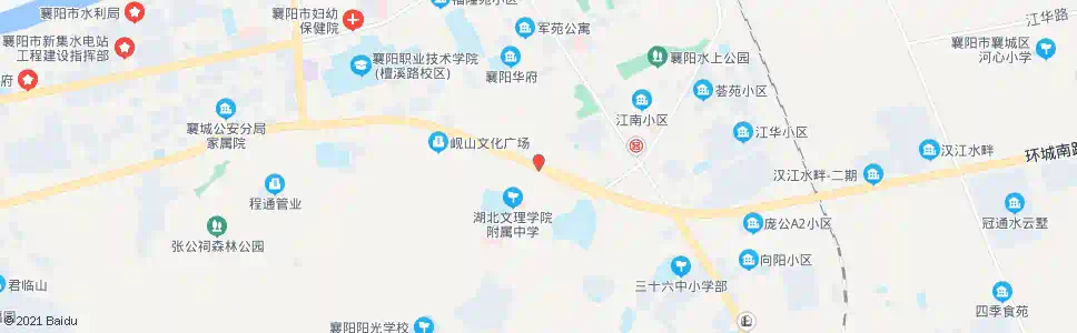 襄阳环城路西巷口_公交站地图_襄阳公交_妙搜公交查询2025