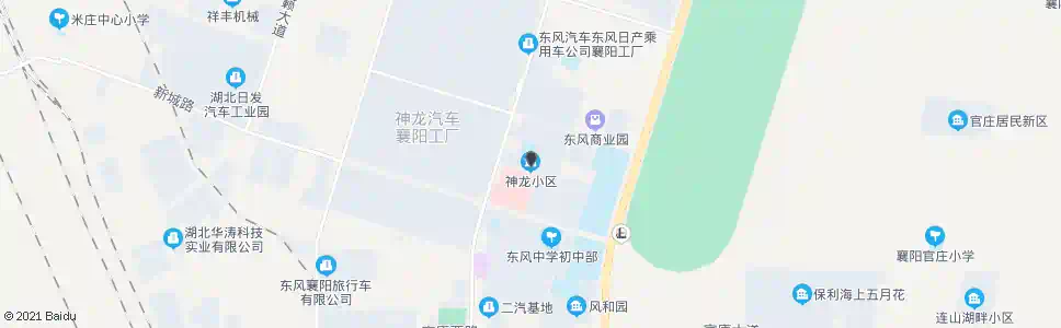 襄阳神龙小区_公交站地图_襄阳公交_妙搜公交查询2025