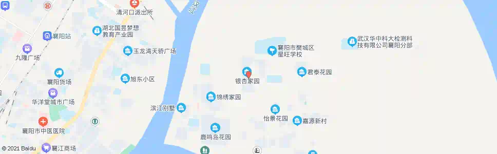 襄阳银杏家园_公交站地图_襄阳公交_妙搜公交查询2025