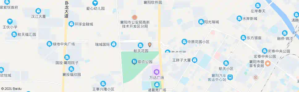 襄阳航空小区_公交站地图_襄阳公交_妙搜公交查询2025