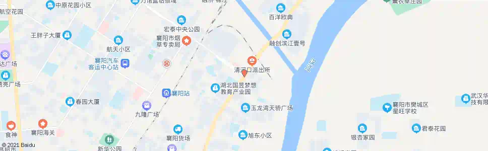 襄阳清河路_公交站地图_襄阳公交_妙搜公交查询2025
