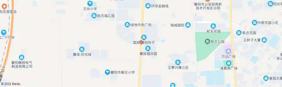 襄阳卧龙大道绿地广场_公交站地图_襄阳公交_妙搜公交查询2025
